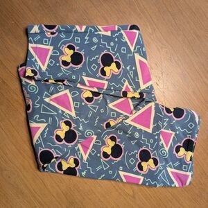 Women's Minnie Mouse Print Leggings LulaRoe